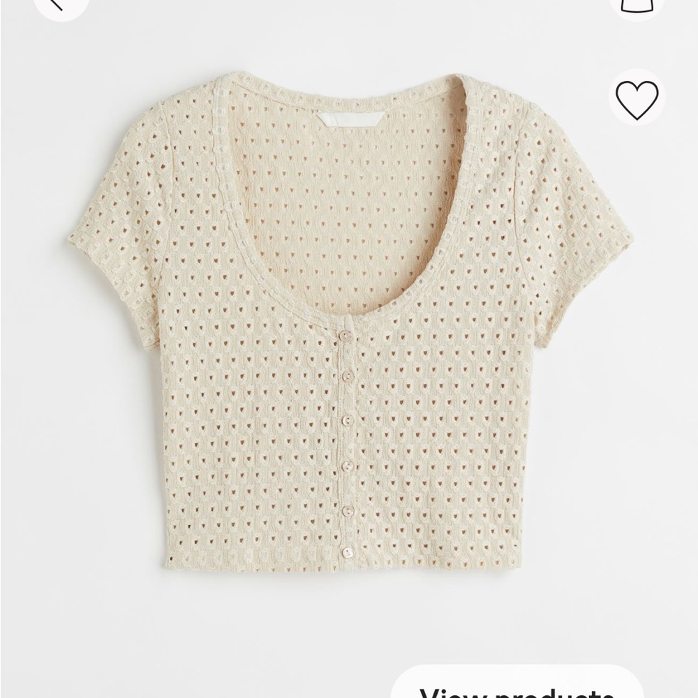 H & M crop top